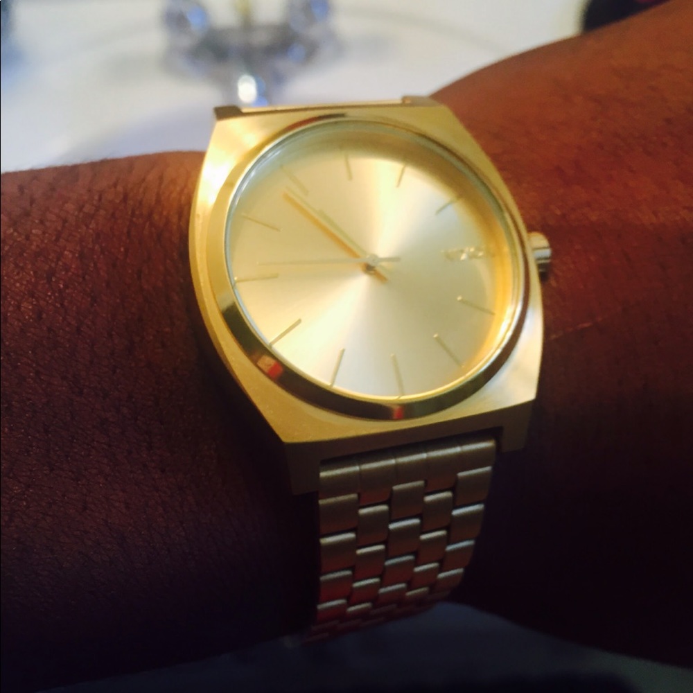 Nixon gold watch